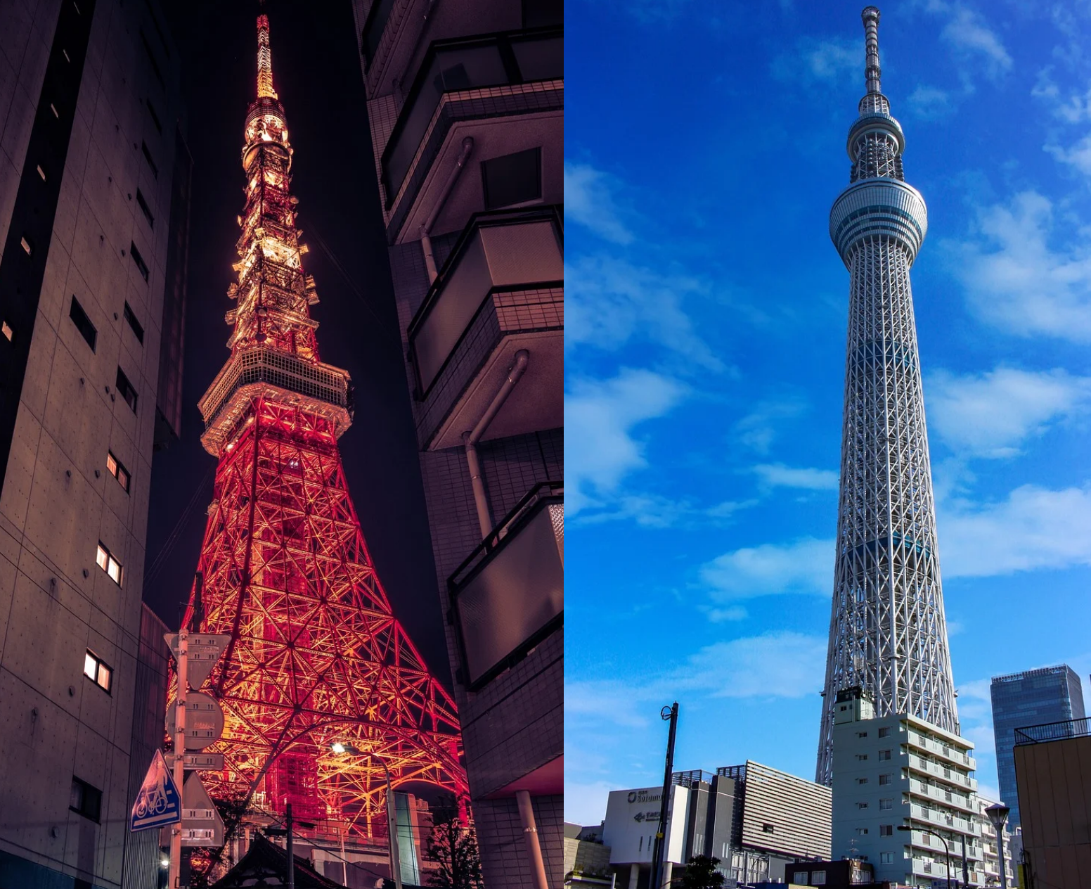 Tokyo Tower vs. Tokyo Skytree