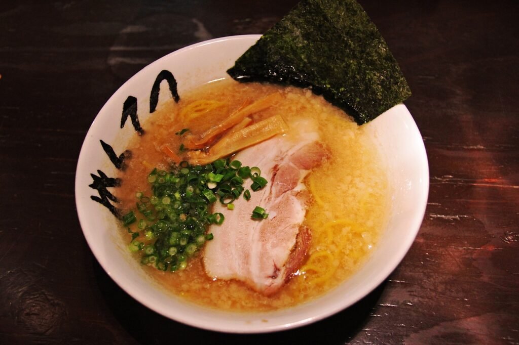 A bowl of ramne. best ramen in Shibuya.